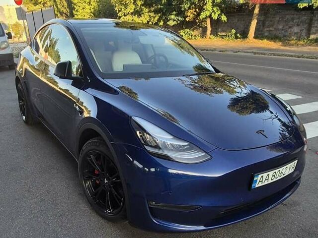Синий Тесла Model Y, объемом двигателя 0 л и пробегом 69 тыс. км за 26500 $, фото 9 на Automoto.ua