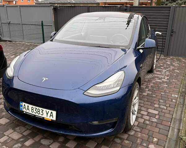Синий Тесла Model Y, объемом двигателя 0 л и пробегом 93 тыс. км за 18800 $, фото 1 на Automoto.ua