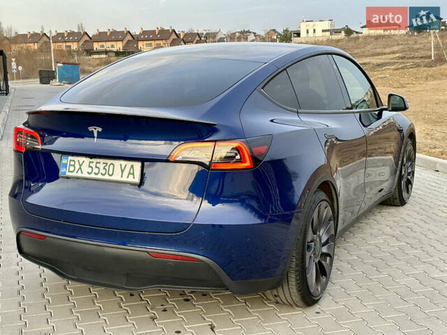 Синий Тесла Model Y, объемом двигателя 0 л и пробегом 120 тыс. км за 23900 $, фото 5 на Automoto.ua