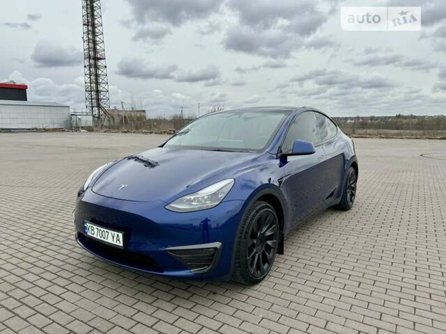 Синій Тесла Model Y, об'ємом двигуна 0 л та пробігом 28 тис. км за 38555 $, фото 7 на Automoto.ua