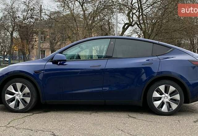 Синий Тесла Model Y, объемом двигателя 0 л и пробегом 130 тыс. км за 23500 $, фото 7 на Automoto.ua