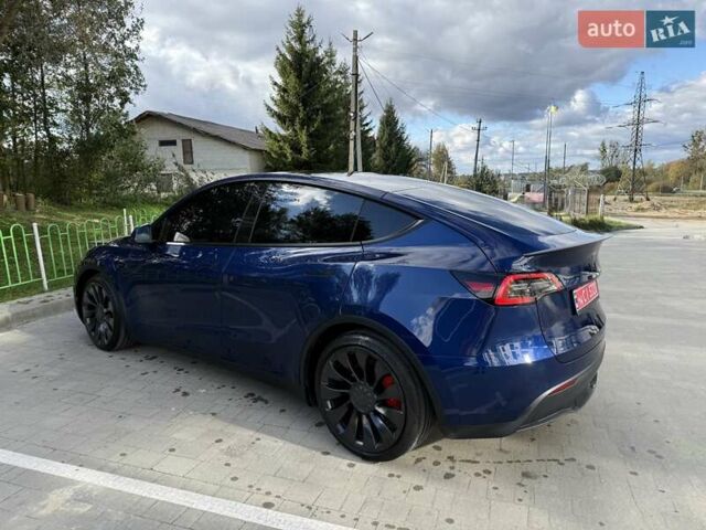 Синий Тесла Model Y, объемом двигателя 0 л и пробегом 86 тыс. км за 25900 $, фото 36 на Automoto.ua
