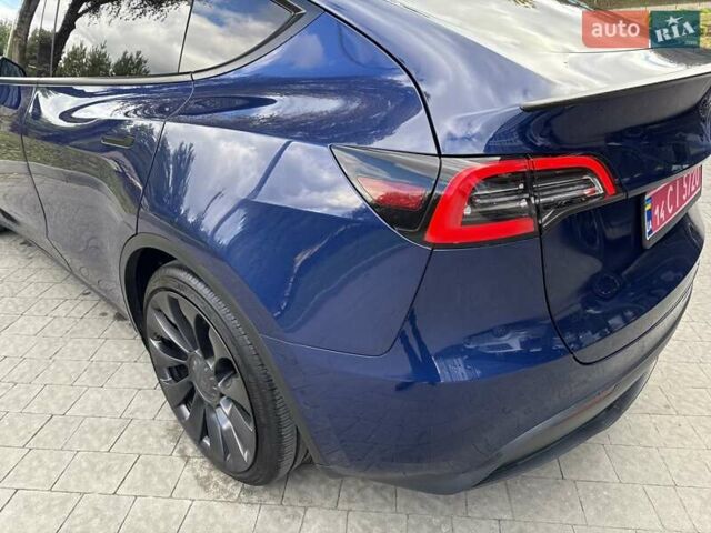 Синий Тесла Model Y, объемом двигателя 0 л и пробегом 87 тыс. км за 23999 $, фото 28 на Automoto.ua
