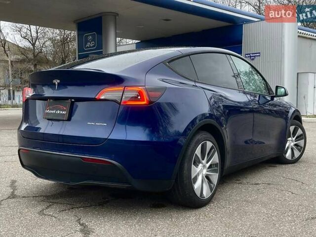Синий Тесла Model Y, объемом двигателя 0 л и пробегом 130 тыс. км за 23500 $, фото 4 на Automoto.ua