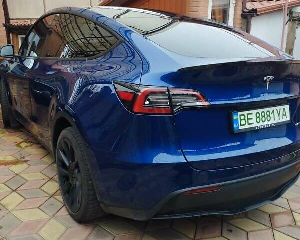 Синий Тесла Model Y, объемом двигателя 0 л и пробегом 40 тыс. км за 28000 $, фото 2 на Automoto.ua