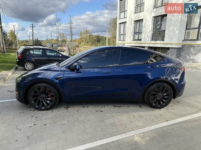 Синий Тесла Model Y, объемом двигателя 0 л и пробегом 86 тыс. км за 25900 $, фото 57 на Automoto.ua