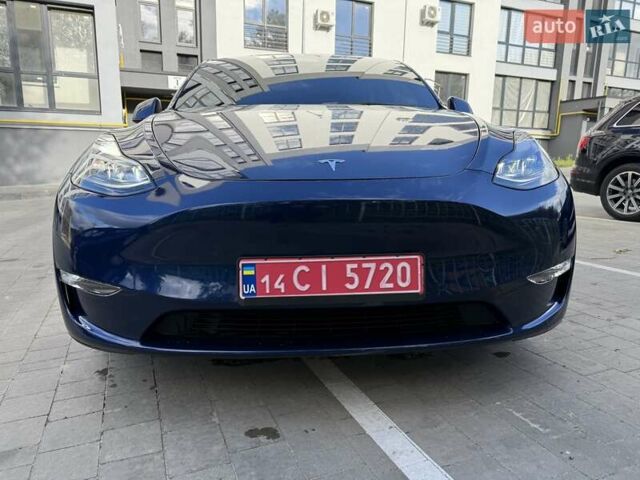 Синий Тесла Model Y, объемом двигателя 0 л и пробегом 86 тыс. км за 25900 $, фото 42 на Automoto.ua
