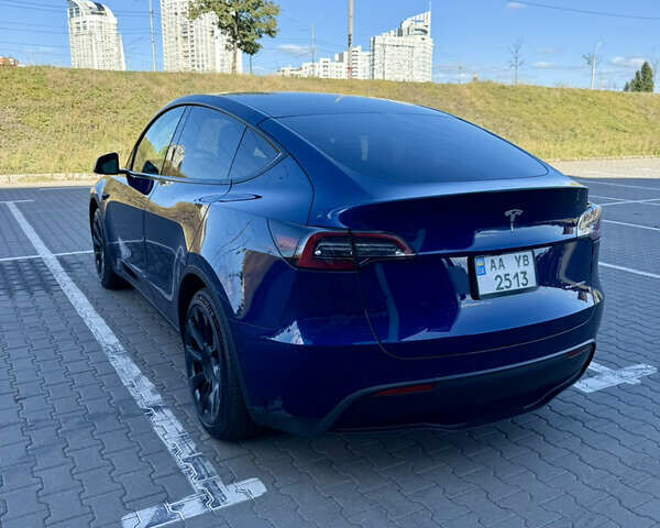Синий Тесла Model Y, объемом двигателя 0 л и пробегом 48 тыс. км за 27500 $, фото 5 на Automoto.ua