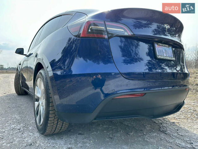 Синий Тесла Model Y, объемом двигателя 0 л и пробегом 35 тыс. км за 27999 $, фото 10 на Automoto.ua