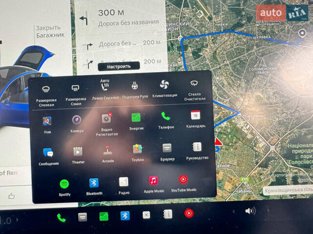 Синий Тесла Model Y, объемом двигателя 0 л и пробегом 57 тыс. км за 24300 $, фото 22 на Automoto.ua