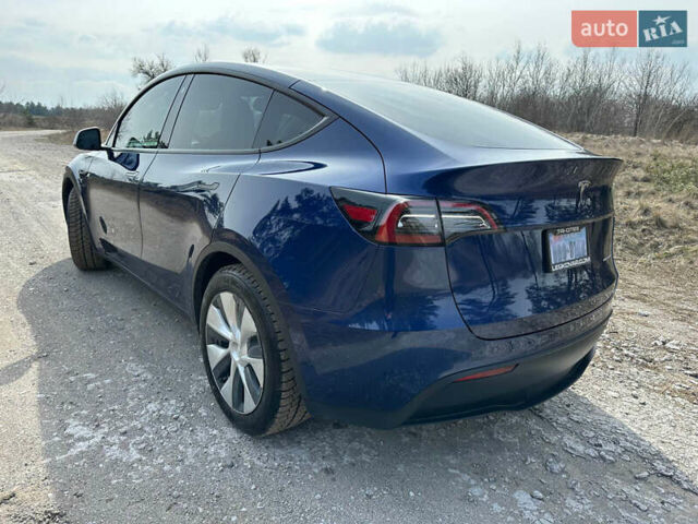 Синий Тесла Model Y, объемом двигателя 0 л и пробегом 35 тыс. км за 27999 $, фото 31 на Automoto.ua