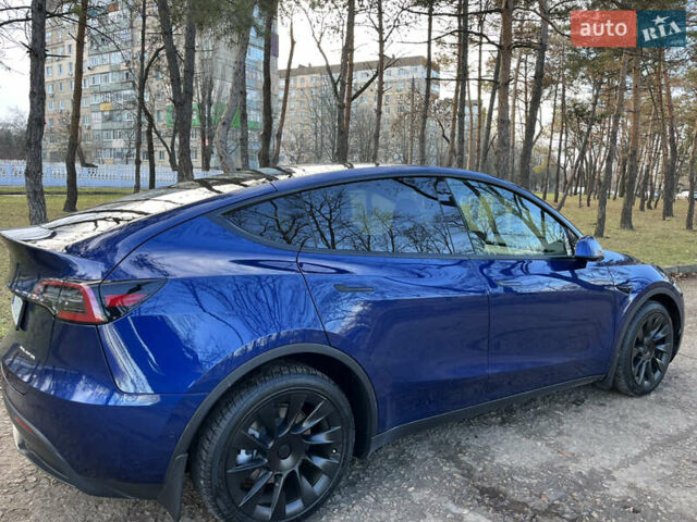 Синій Тесла Model Y, об'ємом двигуна 0 л та пробігом 72 тис. км за 27500 $, фото 1 на Automoto.ua