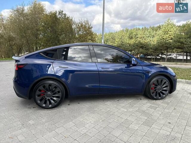 Синій Тесла Model Y, об'ємом двигуна 0 л та пробігом 88 тис. км за 22999 $, фото 13 на Automoto.ua