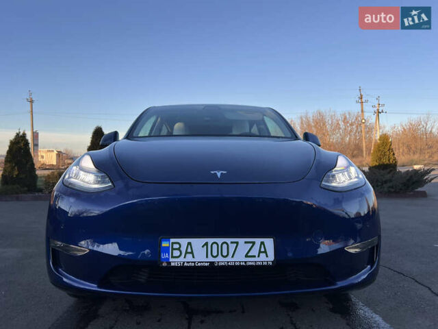 Синій Тесла Model Y, об'ємом двигуна 0 л та пробігом 61 тис. км за 22500 $, фото 1 на Automoto.ua