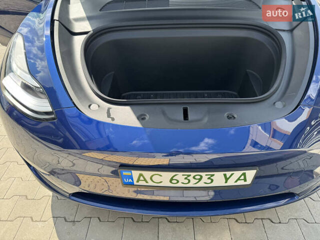 Синий Тесла Model Y, объемом двигателя 0 л и пробегом 83 тыс. км за 24999 $, фото 10 на Automoto.ua