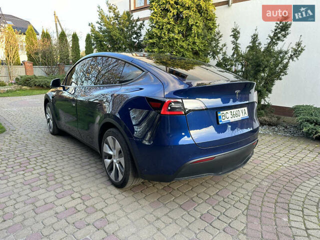 Синий Тесла Model Y, объемом двигателя 0 л и пробегом 34 тыс. км за 28000 $, фото 4 на Automoto.ua