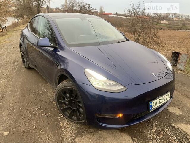 Синій Тесла Model Y, об'ємом двигуна 0 л та пробігом 64 тис. км за 53750 $, фото 3 на Automoto.ua