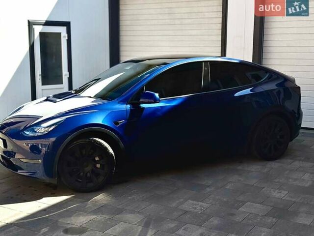 Тесла Model Y 2021 в Белой Церкве на Automoto.ua Синий Тесла Model Y, объемом двигателя 0 л и пробегом 76 тыс. км за 26500 $, фото 3 на Automoto.ua