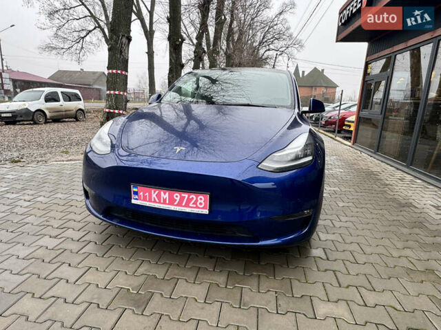 Синій Тесла Model Y, об'ємом двигуна 0 л та пробігом 44 тис. км за 23500 $, фото 1 на Automoto.ua
