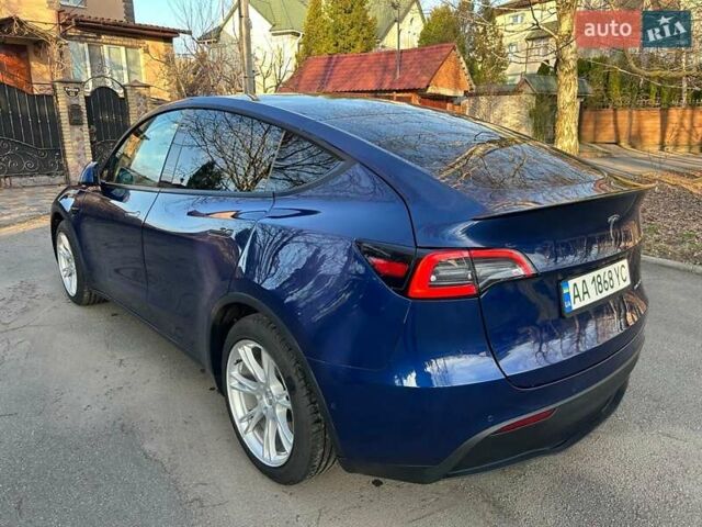 Синий Тесла Model Y, объемом двигателя 0 л и пробегом 62 тыс. км за 25800 $, фото 3 на Automoto.ua
