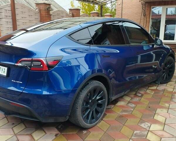 Синий Тесла Model Y, объемом двигателя 0 л и пробегом 40 тыс. км за 28000 $, фото 4 на Automoto.ua