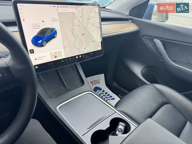 Синій Тесла Model Y, об'ємом двигуна 0 л та пробігом 44 тис. км за 23500 $, фото 32 на Automoto.ua