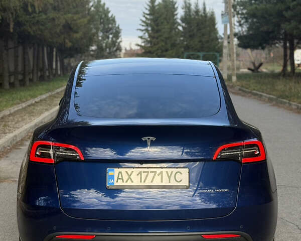 Синий Тесла Model Y, объемом двигателя 0 л и пробегом 97 тыс. км за 26500 $, фото 12 на Automoto.ua