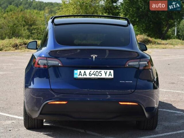 Синий Тесла Model Y, объемом двигателя 0 л и пробегом 81 тыс. км за 25499 $, фото 10 на Automoto.ua