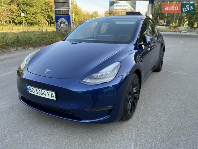 Синий Тесла Model Y, объемом двигателя 0 л и пробегом 68 тыс. км за 25000 $, фото 7 на Automoto.ua