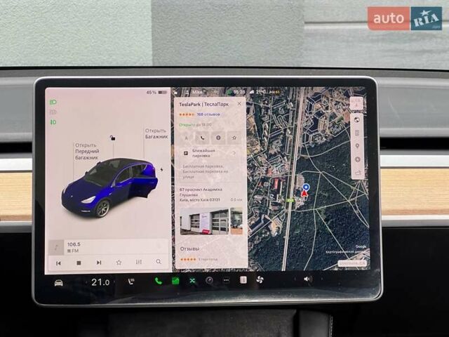 Синий Тесла Model Y, объемом двигателя 0 л и пробегом 66 тыс. км за 25500 $, фото 20 на Automoto.ua