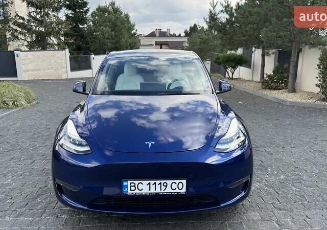 Синій Тесла Model Y, об'ємом двигуна 0 л та пробігом 66 тис. км за 28351 $, фото 7 на Automoto.ua