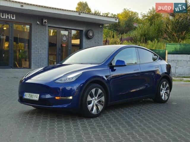 Синий Тесла Model Y, объемом двигателя 0 л и пробегом 99 тыс. км за 26500 $, фото 8 на Automoto.ua