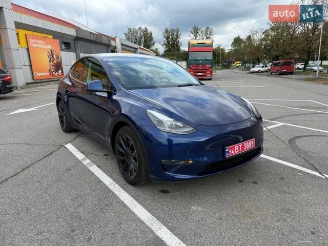Синий Тесла Model Y, объемом двигателя 0 л и пробегом 150 тыс. км за 22000 $, фото 7 на Automoto.ua