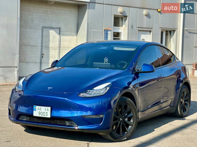 Синий Тесла Model Y, объемом двигателя 0 л и пробегом 33 тыс. км за 23300 $, фото 3 на Automoto.ua
