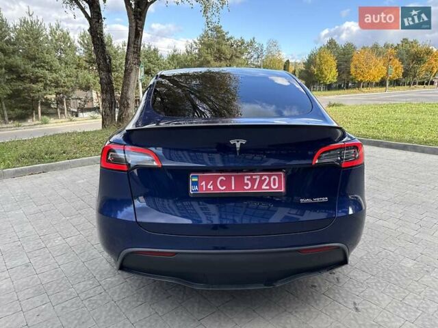 Синий Тесла Model Y, объемом двигателя 0 л и пробегом 86 тыс. км за 25900 $, фото 18 на Automoto.ua