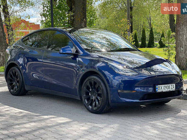 Синий Тесла Model Y, объемом двигателя 0 л и пробегом 60 тыс. км за 20000 $, фото 24 на Automoto.ua