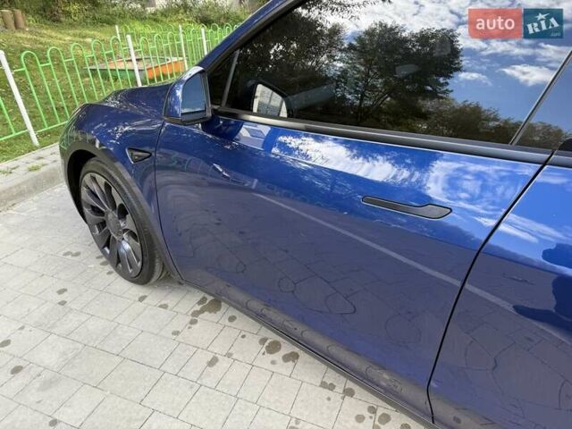 Синий Тесла Model Y, объемом двигателя 0 л и пробегом 86 тыс. км за 25900 $, фото 59 на Automoto.ua
