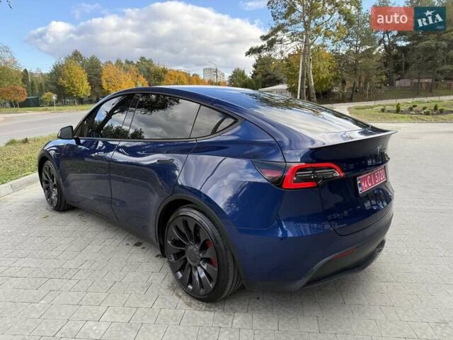 Синій Тесла Model Y, об'ємом двигуна 0 л та пробігом 88 тис. км за 22999 $, фото 1 на Automoto.ua