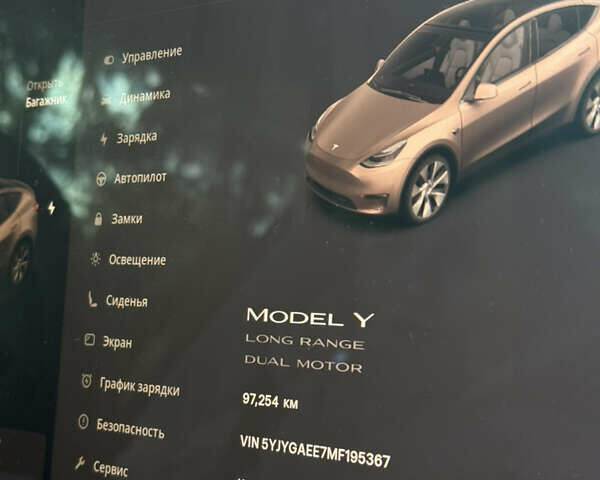 Синий Тесла Model Y, объемом двигателя 0 л и пробегом 97 тыс. км за 26500 $, фото 31 на Automoto.ua