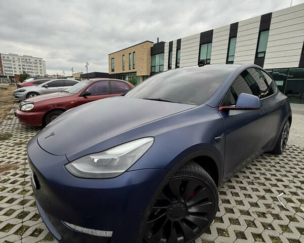 Синій Тесла Model Y, об'ємом двигуна 0 л та пробігом 48 тис. км за 26000 $, фото 3 на Automoto.ua