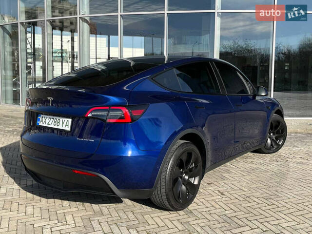 Синий Тесла Model Y, объемом двигателя 0 л и пробегом 35 тыс. км за 30100 $, фото 6 на Automoto.ua