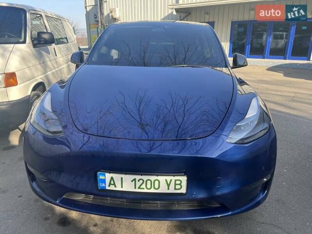 Синий Тесла Model Y, объемом двигателя 0 л и пробегом 101 тыс. км за 23999 $, фото 20 на Automoto.ua