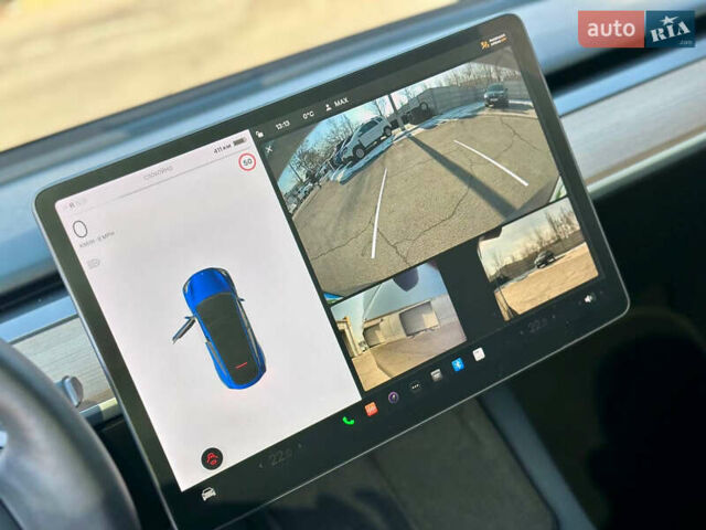 Синий Тесла Model Y, объемом двигателя 0 л и пробегом 33 тыс. км за 23900 $, фото 29 на Automoto.ua
