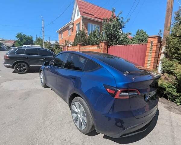 Синий Тесла Model Y, объемом двигателя 0 л и пробегом 84 тыс. км за 28500 $, фото 8 на Automoto.ua