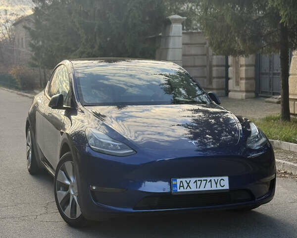 Синий Тесла Model Y, объемом двигателя 0 л и пробегом 97 тыс. км за 26500 $, фото 5 на Automoto.ua