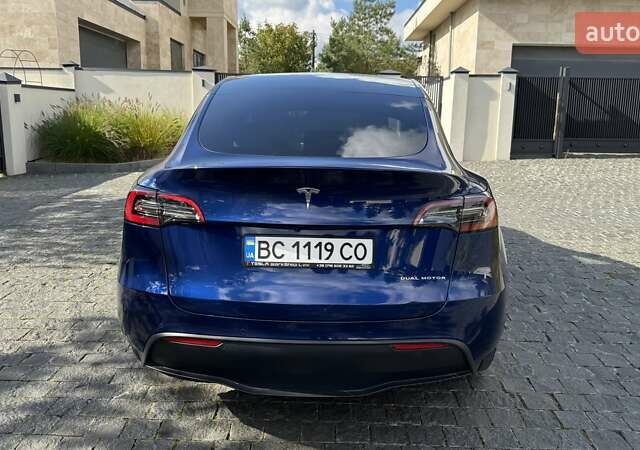 Синій Тесла Model Y, об'ємом двигуна 0 л та пробігом 66 тис. км за 28351 $, фото 5 на Automoto.ua