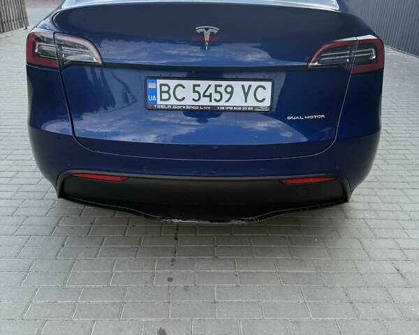 Синий Тесла Model Y, объемом двигателя 0 л и пробегом 160 тыс. км за 24999 $, фото 6 на Automoto.ua