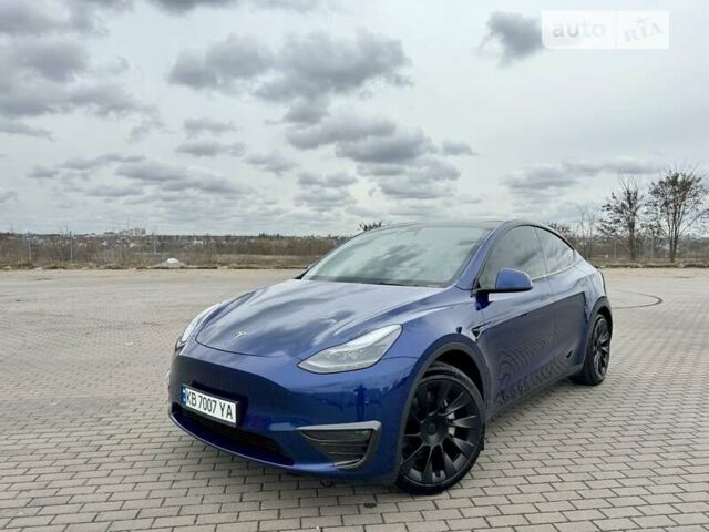 Синій Тесла Model Y, об'ємом двигуна 0 л та пробігом 28 тис. км за 38555 $, фото 3 на Automoto.ua