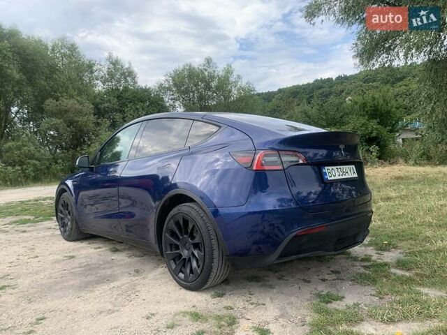 Синий Тесла Model Y, объемом двигателя 0 л и пробегом 75 тыс. км за 22900 $, фото 5 на Automoto.ua