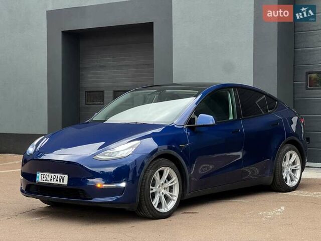 Синий Тесла Model Y, объемом двигателя 0 л и пробегом 66 тыс. км за 25500 $, фото 3 на Automoto.ua